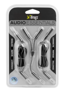 iFrogz Essentials Audio Aux, Split, Extend 