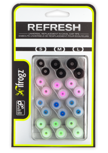 iFrogz Refresh Universal Replacement In-Canal Earbuds Tips